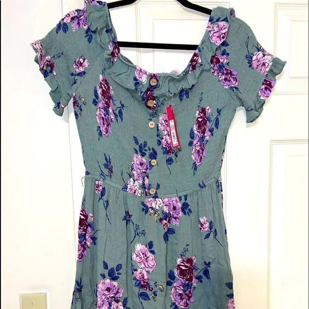NWT xhilaration cinched top midi dress